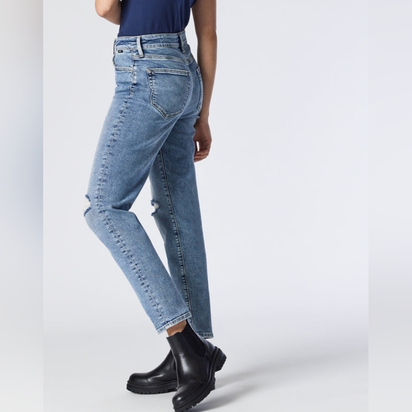 Mavi Soho Tapered Leg High Rise | Light Ripped Recycle BlueSize 27/29 - Picture 14 of 15